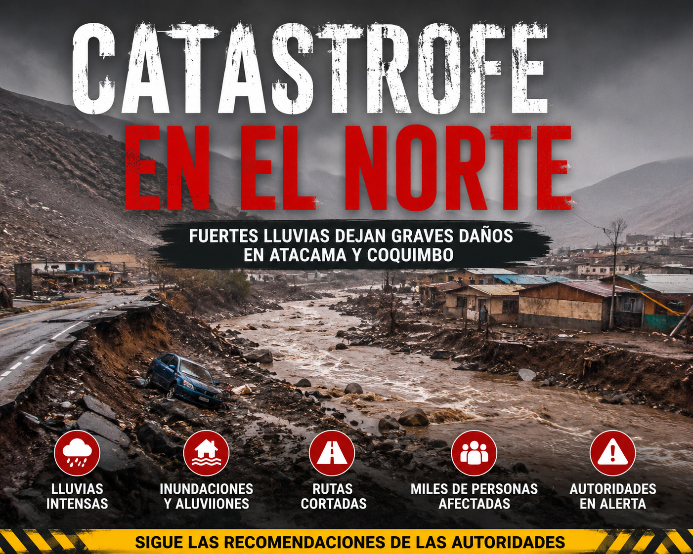 TEMPORAL EN EL NORTE DE CHILE: